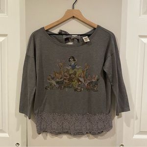 Lauren Conrad for Disney Snow White 3/4 Sleeves Top - Small